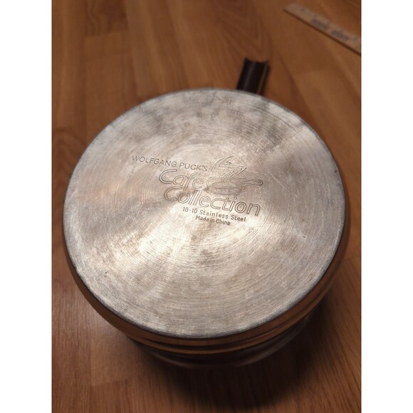 Wolfgang Puck Cafe Collection Pot Pan 8" 18/10  Stainless Steel No Lid - Picture 7 of 7